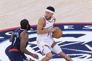 小卡缺席!ESPN预测胜率:主队快船60.8% 客队太阳39.2%